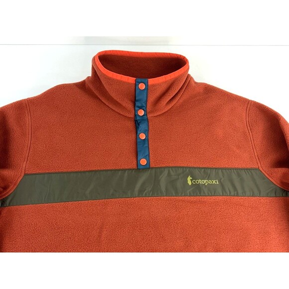 Cotopaxi Teca Fleece Pullover Jacket Hiking Camping Mens 2XL Burnt Orange - Picture 2 of 7